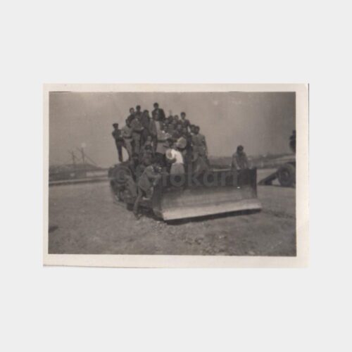 Köy Yol Yapımı Dozer Aracı Konulu Fotoğraf