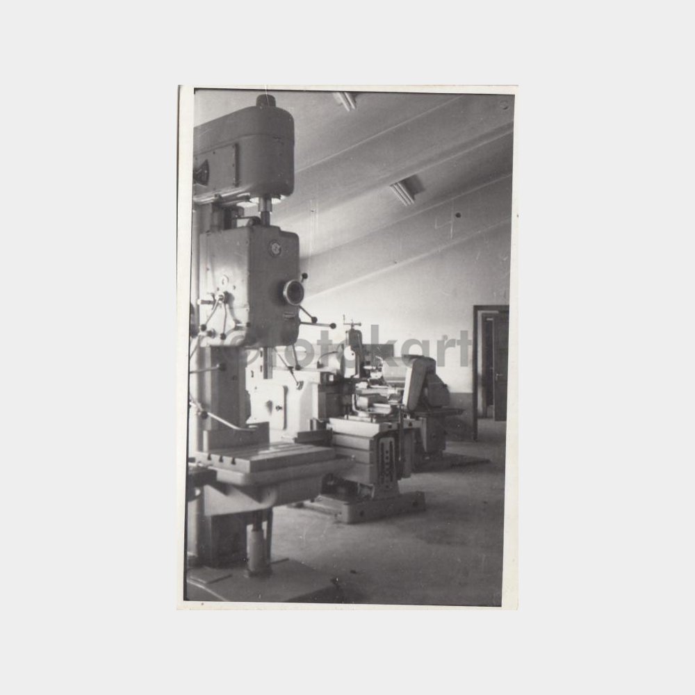 1970 Makine Torna Tezgahı Konulu 2 Adet Fotoğraf