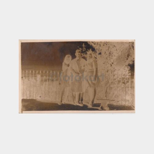 1930 Negatif Tab Edilmiş Fotoğraf