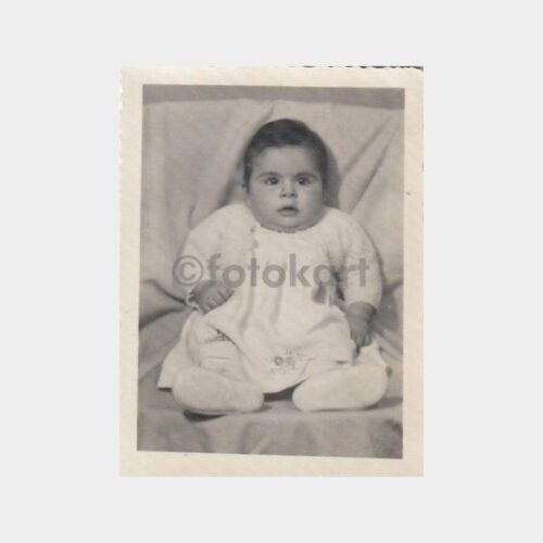 1960 Samatya -Foto Zümrüt- Bebek Konulu Fotoğraf