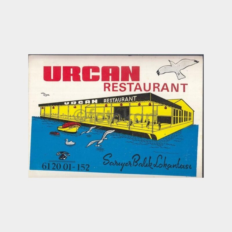 1978 Sarıyer Urcan Restaurant Fotoğraf Kabı