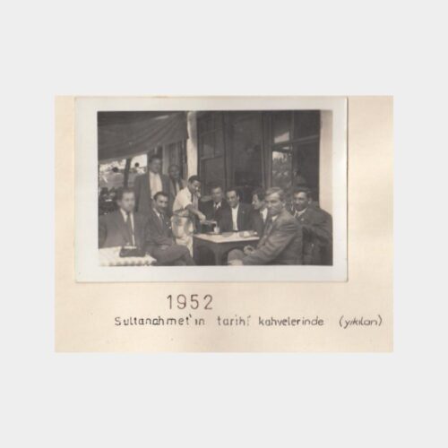 1952 Sultanahmet Tarihi Kahvehanesi Fotoğraf