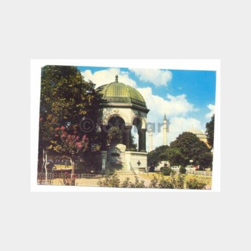 Sultanahmet Alman Çeşmesi Görünüş Kartpostal