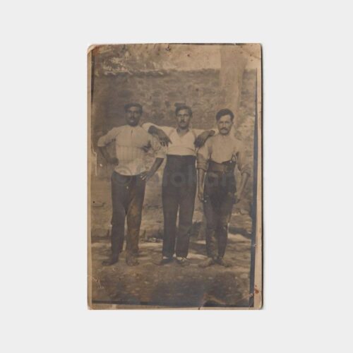 1930 İlginç Üç Tip Bay Konulu Fotoğraf