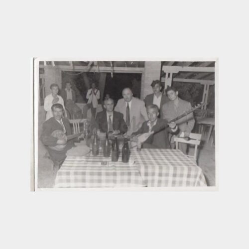 1960 Yastıman Albümünden Halk Müziği Konulu Fotoğraf