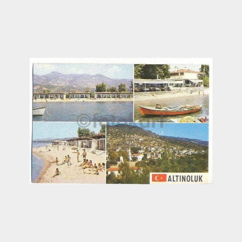 Altınoluk 4 Değişik Görünüş Kartpostal