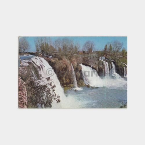 1975 Antalya Varsak Düden Görünüş Kartpostal