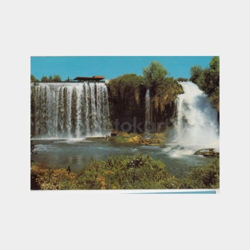 1975 Antalya Varsak Şelalesi Görünüş Kartpostal