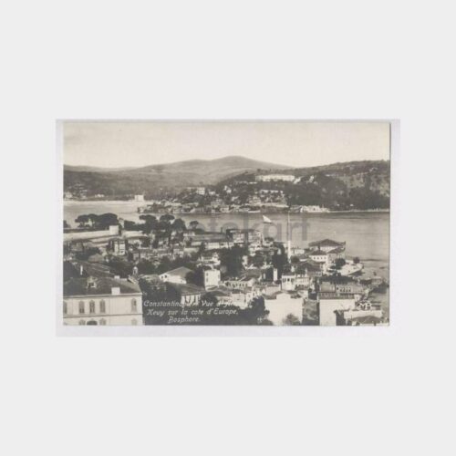 1918 Boğaziçi Arnavutköy Nadir Kartpostal