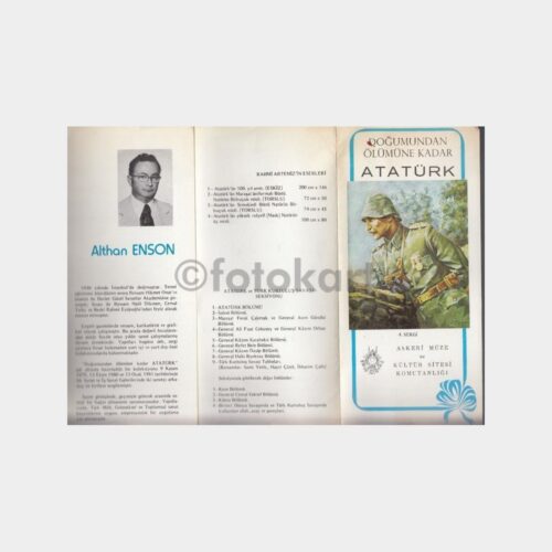 1981 Harbiye Askeri Müze - Ata Tabloları Sergisi Broşürü