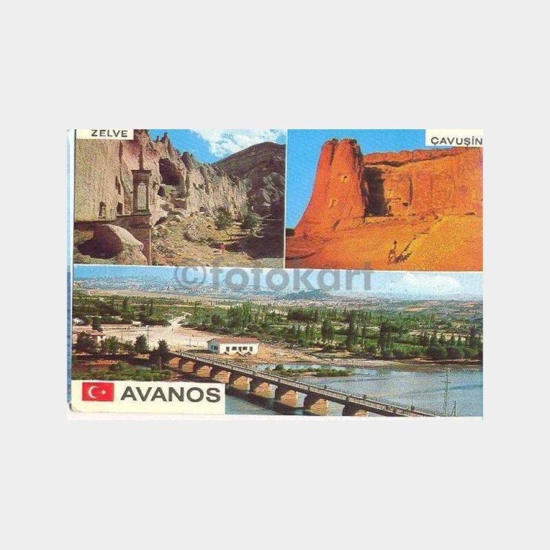 Nevşehir Avanos Zelve Çavuşin Kartpostal