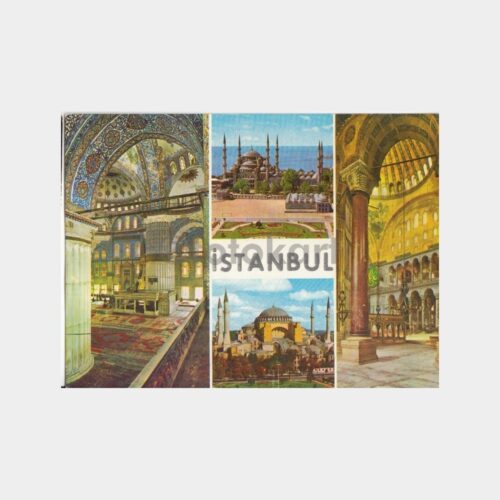 1975 İstanbul Ayasofya Konulu Kartpostal