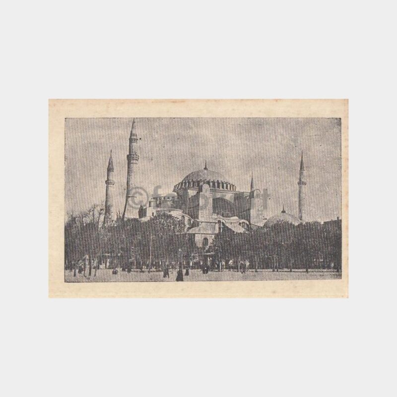 Ayasofya Karton Baskı Eski Kart