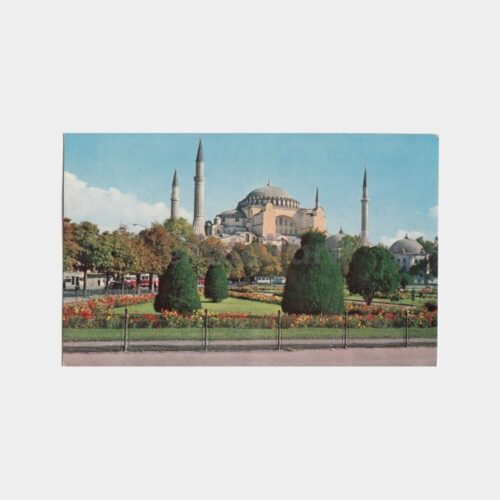 1965 Ayasofya Camii Görünüşü Kartpostal