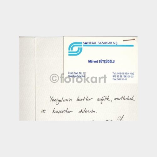 Bakırköy Santral Pazarlar Konulu Tebrik Kartı