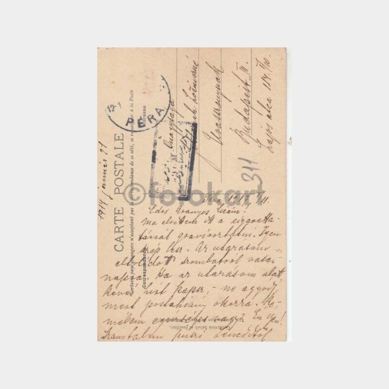 1920 Beyazıt Seraskerat Binası Görünüş Kartpostal - Görsel 2