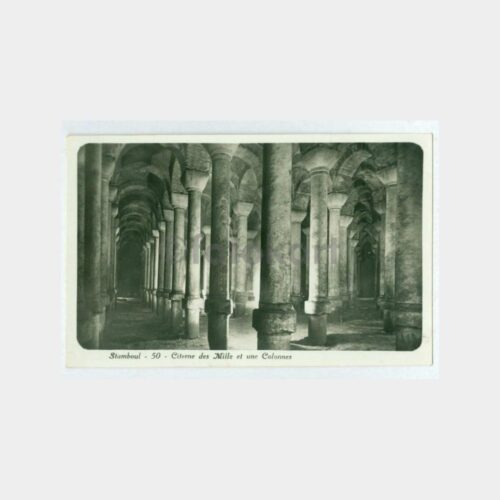 1930 İstanbul Binbirdirek Sarnıcı Kartpostal