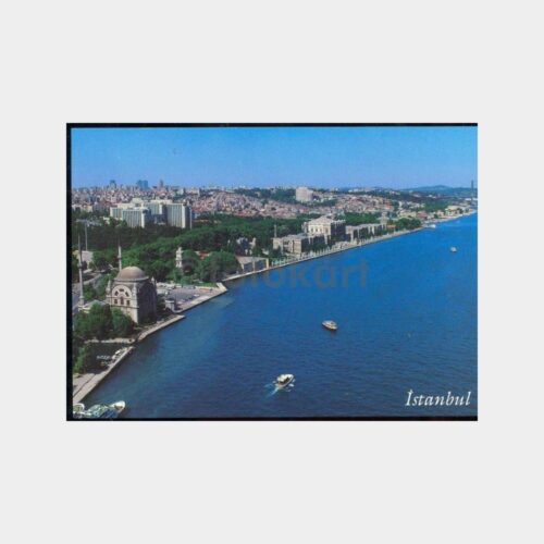 Boğaziçi ve Dolmabahçe Sarayı Görünüş Kartpostal