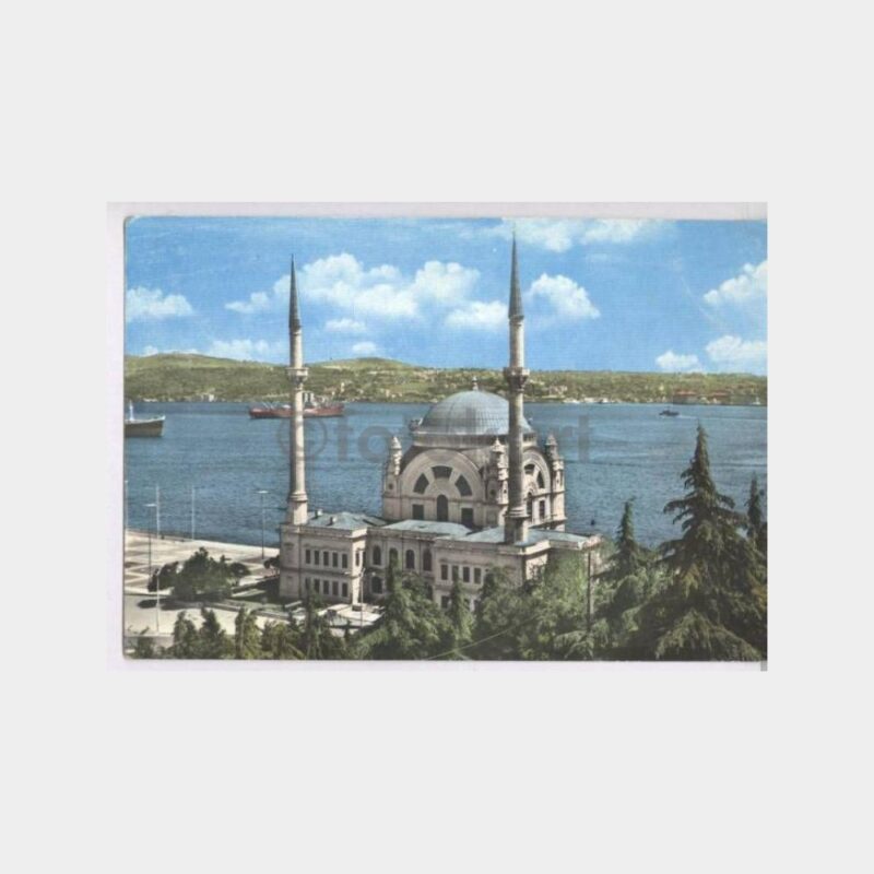 1960 Boğaziçi ve Dolmabahçe Camii Kartpostal