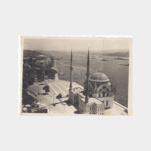 1955 Boğaziçi Dolmabahçe Konulu Kartpostal