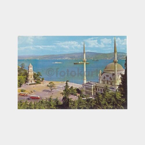 1970 Boğaziçi Dolmabahçe Görünüş Kartpostal