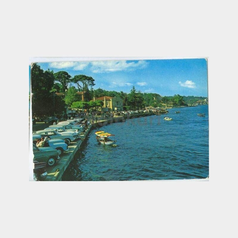 Boğaziçi Emirgan Sahili Görünüş Kartpostal