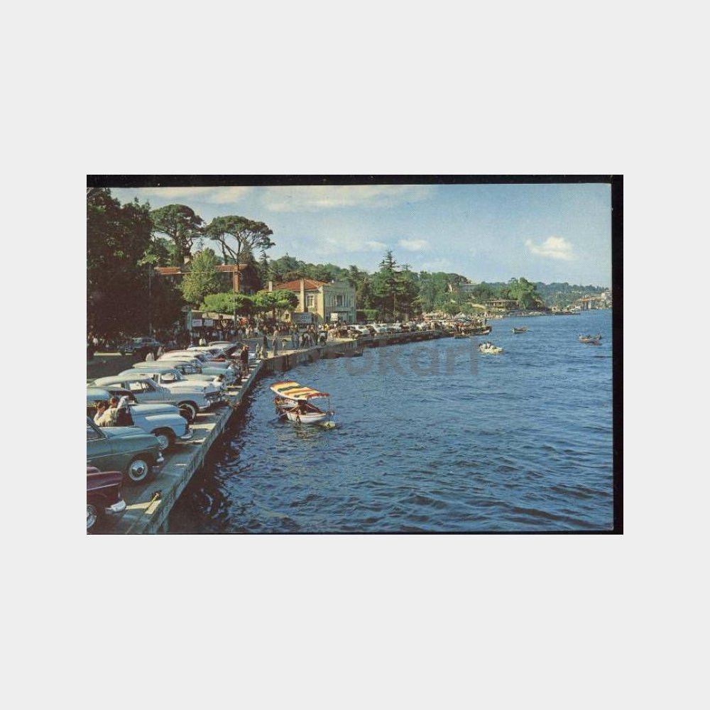 Boğaziçi Emirgan Sahili Görünüş Kartpostal