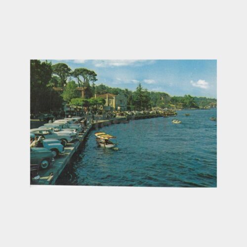 1975 Boğaziçi Emirgan Sahili Kartpostal