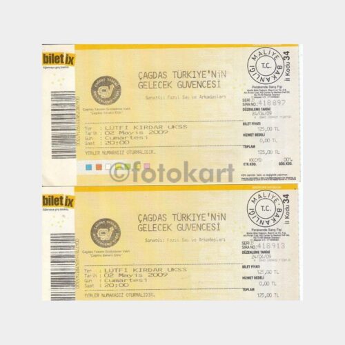 2009 Çağdaş Türkiye Etkinlik Bileti