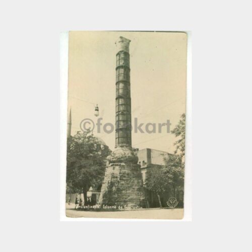 1920 Çemberlitaş Konstantin Sütunu Kartpostal