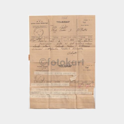 Diyarbakır Damgalı 2 Adet Telgraf