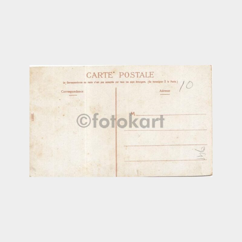 1920 Dolmabahçe Saray Bahçesi Görünüş Kartpostal - Görsel 2