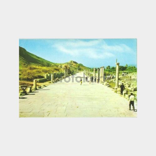 Efes Antik Liman Caddesi Görünüş Kartpostal