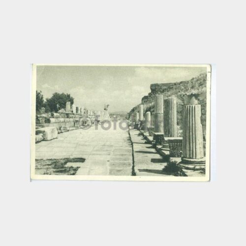 1957 Efes Harabeleri Görünüş Kartpostal