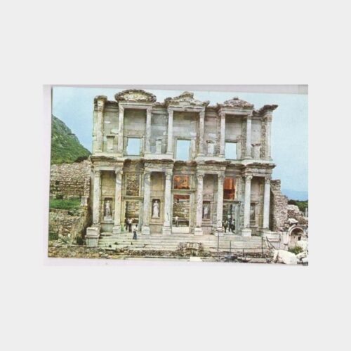 Efes Kütüphanesi Eski Görünüş Kartpostal