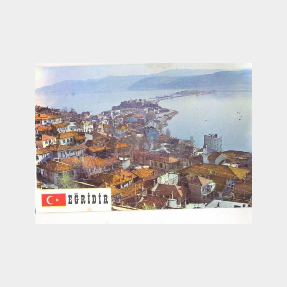 Eğridir Gölü Görünüş Kartpostal