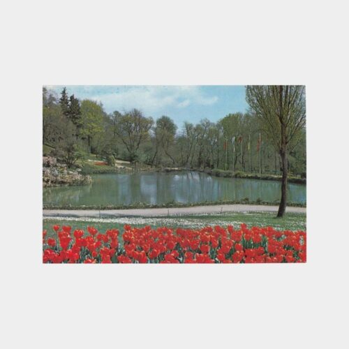 1975 İstanbul Emirgan Parkı Görünüşü Kartpostal