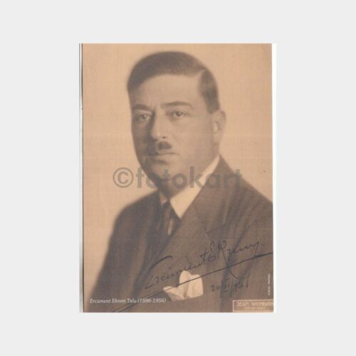 Türk Edebiyatçıları -Ercüment Ekrem Talu- Baskılı Kart