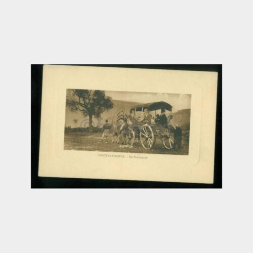 1910 Fayton Gezintisi Kartpostal