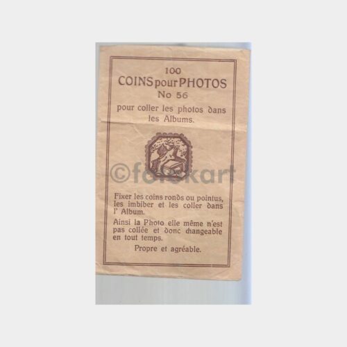 1930 Foto Albüm Köşebent Zarfı