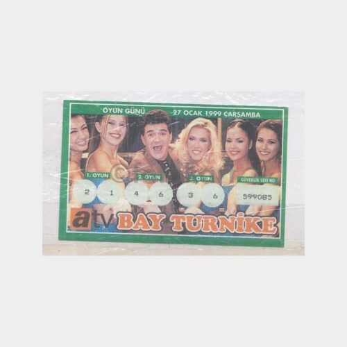 1999 Güner Ümit Bay Turnike Piyango Bileti