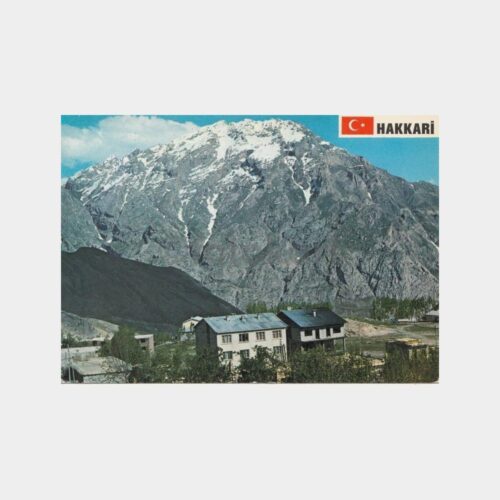 1975 Hakkari Genel Görünüş Kartpostal