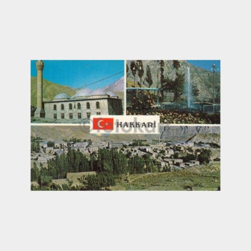 1975 Hakkari 3 Değişik Görünüş Kartpostal