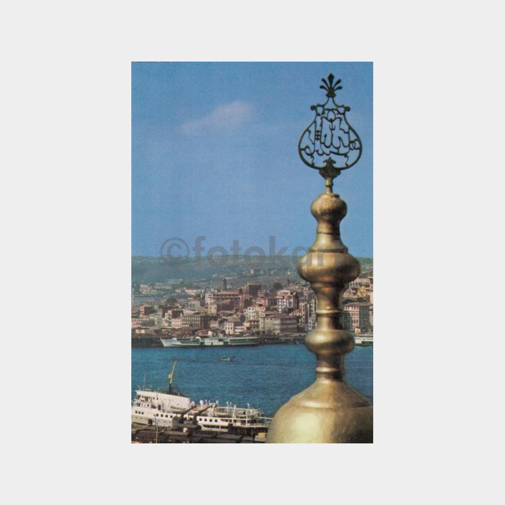 1970 Haliç Vapurlar Görünüşü Kartpostal