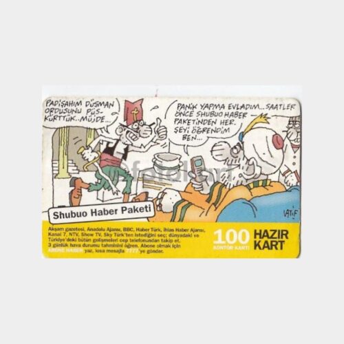Hazırkart Telefon Kartı (Karikatürlü Seri)