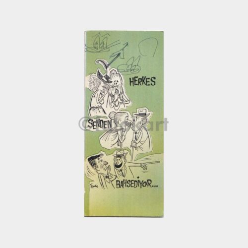 Herkes Senden Bahsediyor Konulu Mizahi Tebrik Kartı