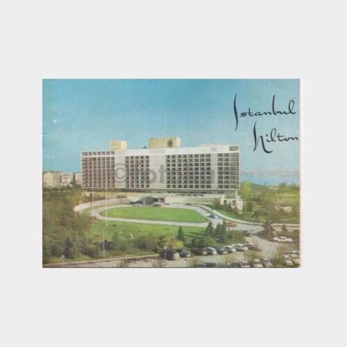1981 İstanbul Hilton Otel Fotoğraf Kabı
