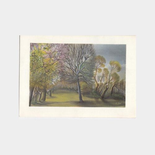 Ressam Hüseyin Yüce - Peysaj Konulu Tebrik Kartı