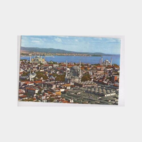 İstanbul Camiler Şehri Görünüş Kartpostal