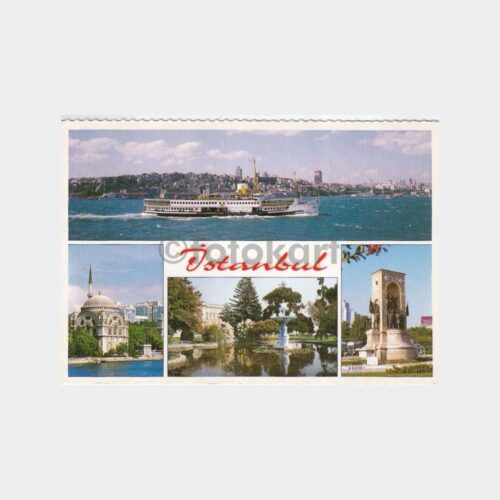 1980 İstanbul Şehir Hatları Vapuru Kartpostal